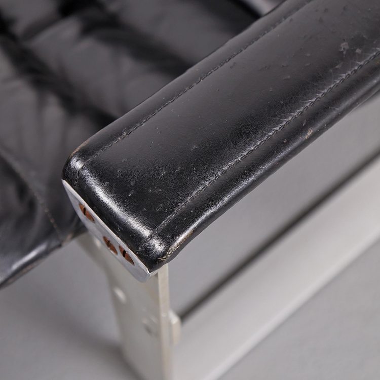 Ilmari Lappalainen Pulkka Asko Lounge Chair and Ottoman 2