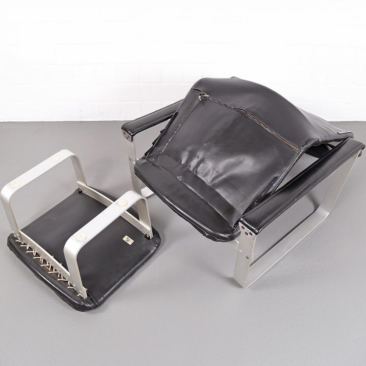 Ilmari Lappalainen Pulkka Asko Lounge Chair and Ottoman 2