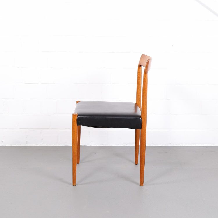 Danish Design Dining Chairs 60er Midcentury Modern Stühle Teakstühle Vintage Esszimmmerstühle