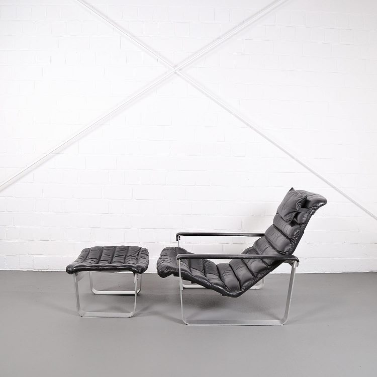 Ilmari Lappalainen Pulkka Asko Lounge Chair without Ottoman 1