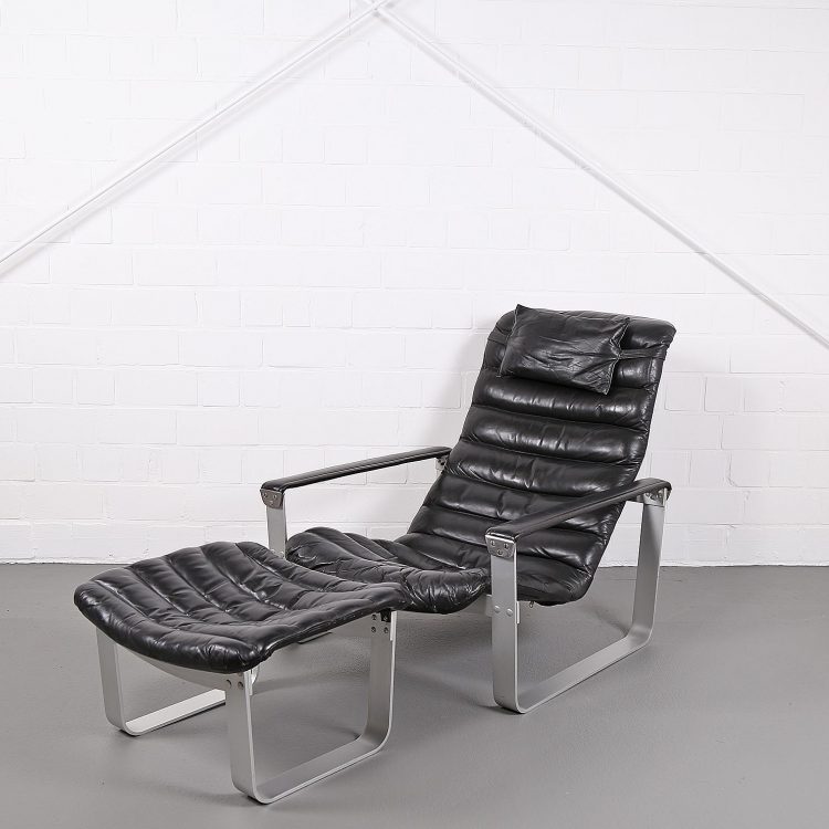 Ilmari Lappalainen Pulkka Asko Lounge Chair without Ottoman 1