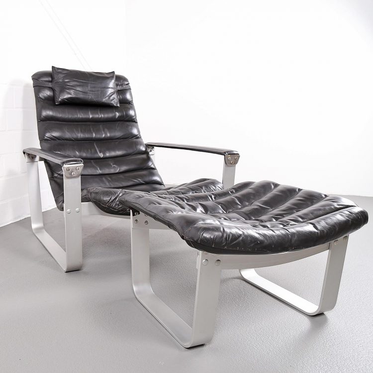 Ilmari Lappalainen Pulkka Asko Lounge Chair without Ottoman 1