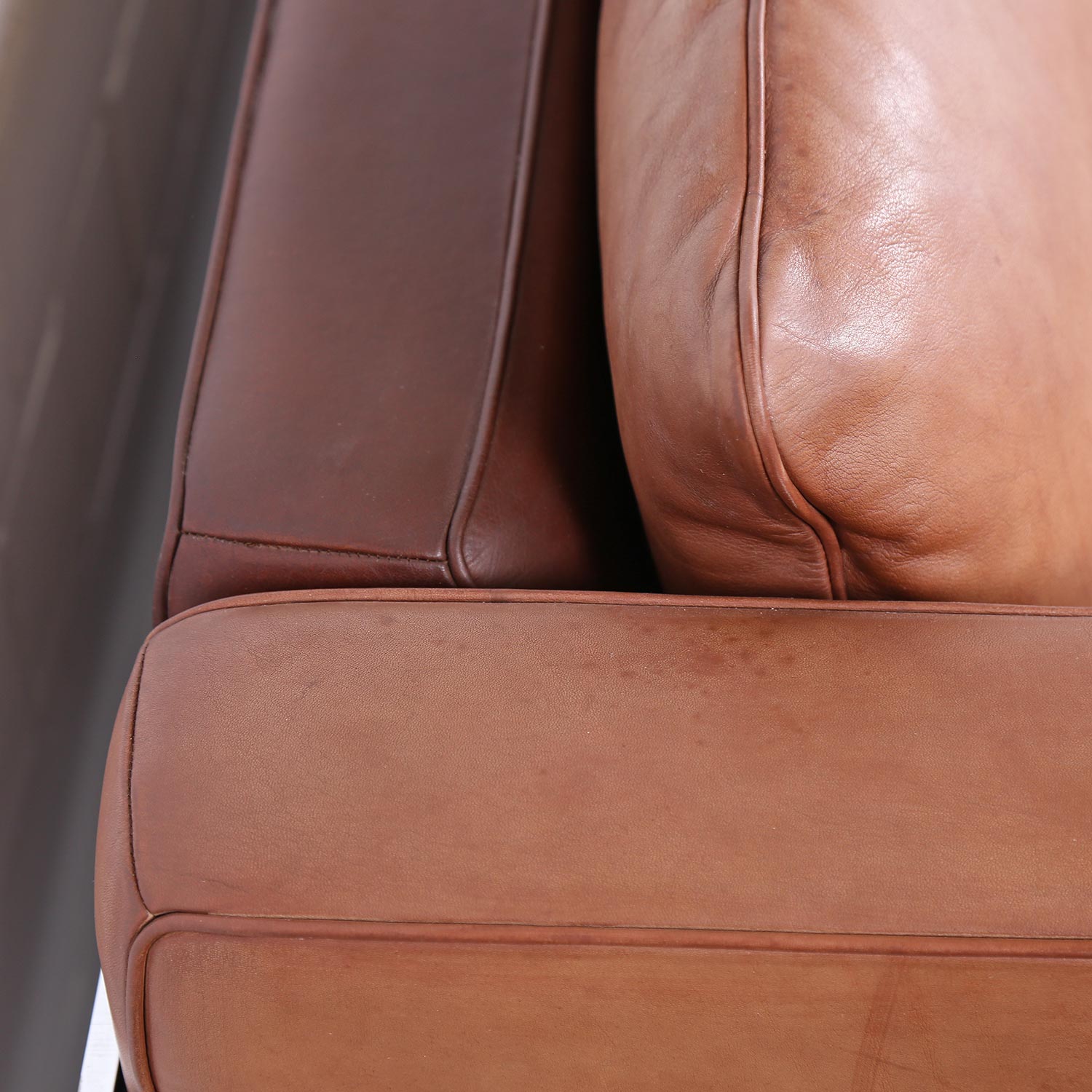 Robert Haussmann De Sede_Ledersofa RH 302 Cognac Vintage Design Couch