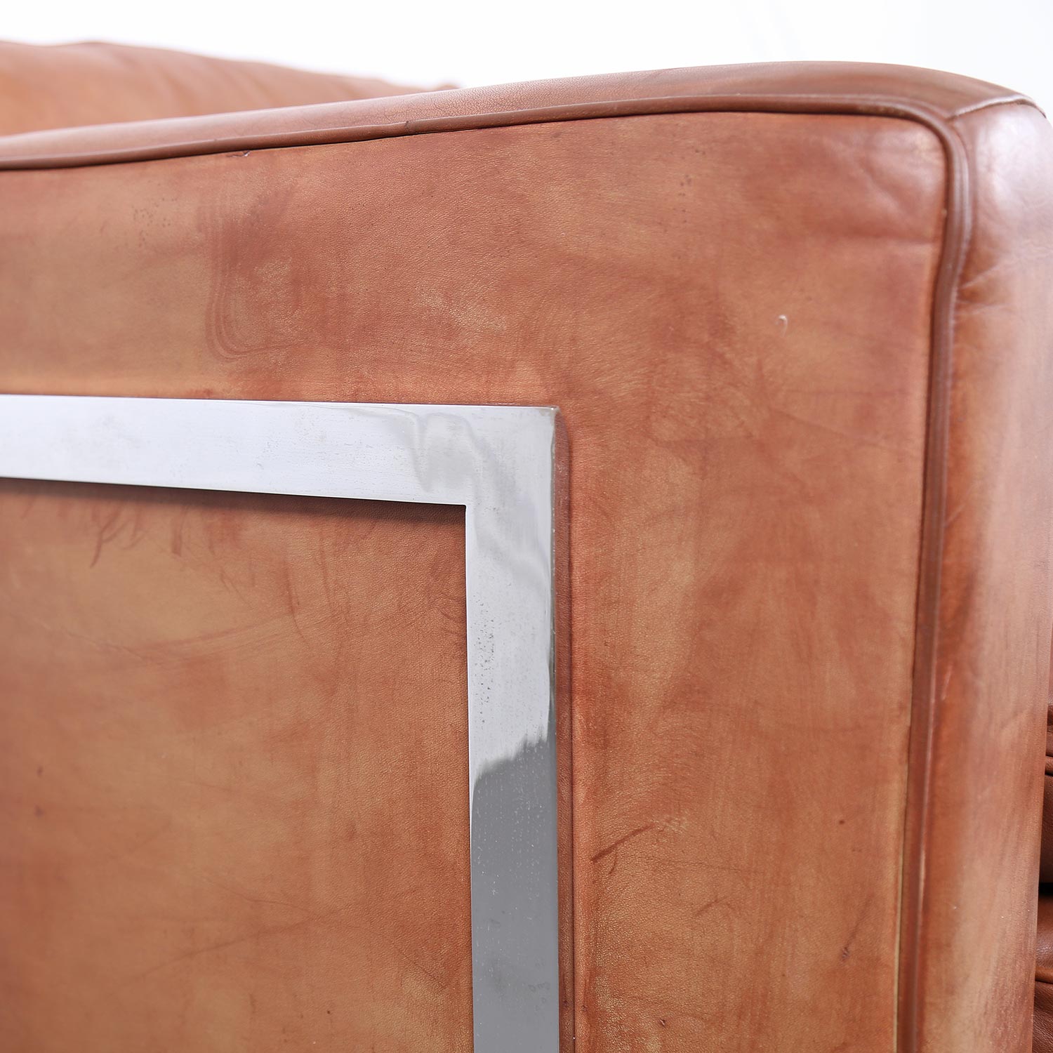 Robert Haussmann De Sede_Ledersofa RH 302 Cognac Vintage Design Couch