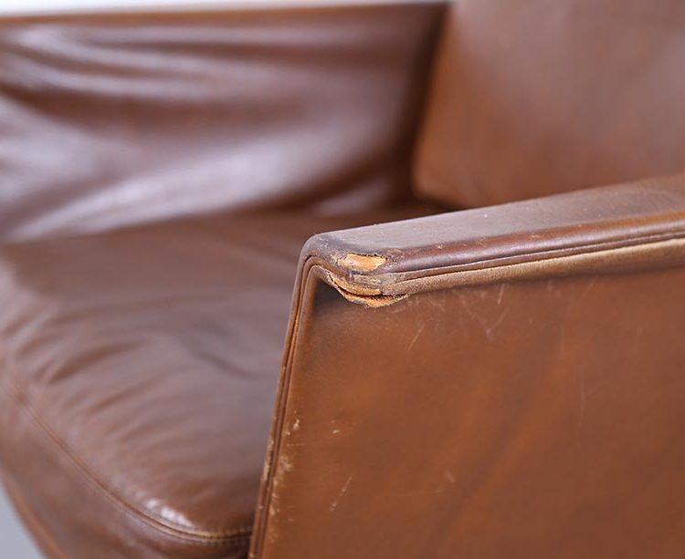 Easy Chair Leather Chair Sedia by Horst Brüning for COR