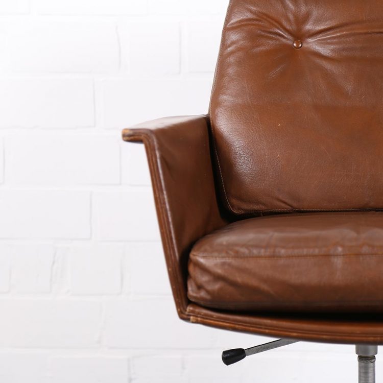Easy Chair Leather Chair Sedia by Horst Brüning for COR