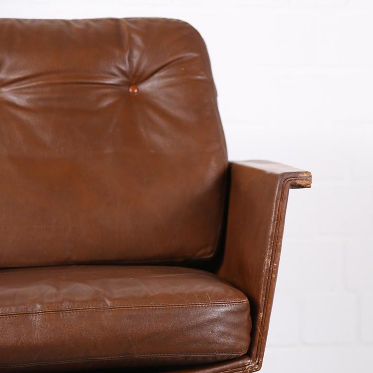 Easy Chair Leather Chair Sedia by Horst Brüning for COR