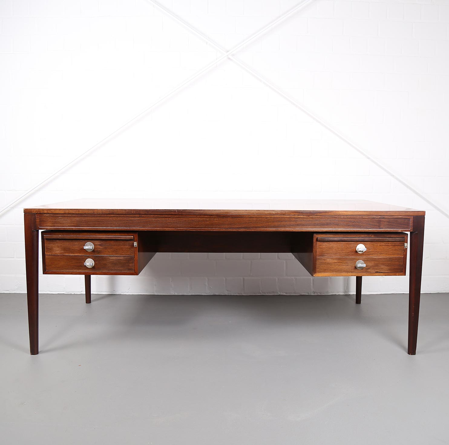 Finn Juhl Desk Diplomat Schreibtisch Cado France & Son Danish Desing 60s 60er Palisander Rosewood Designklassiker gebraucht Vintage 2nd Hand