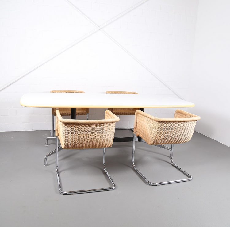 Tecta D43 Bauhaus Chair Charles Eames Herman Miller Segmented Table Vitra
