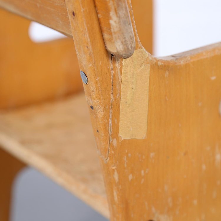 Set of two Peter's Chairs and Peter's Table Kinderstuhl Hans J. Wegner for Getema