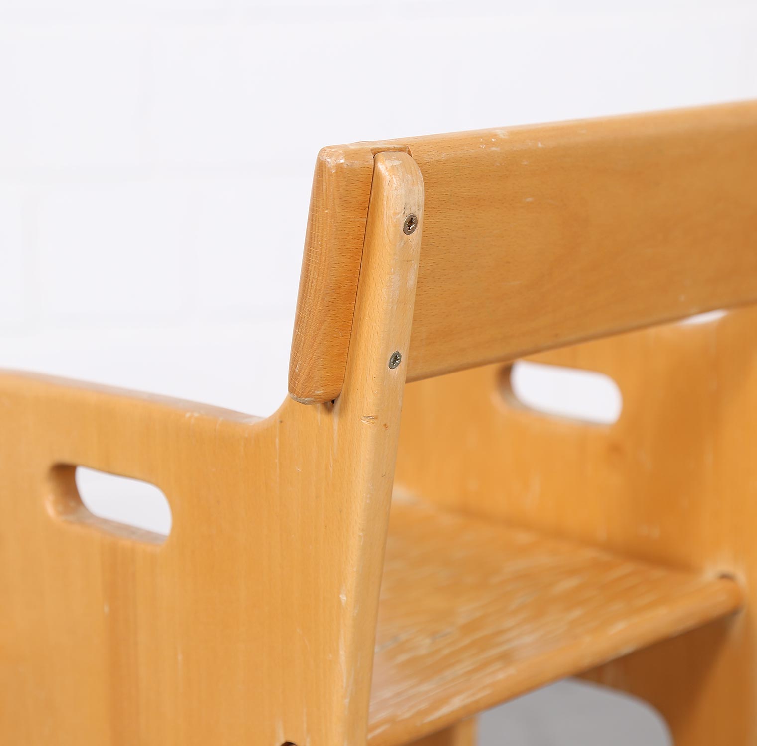 Set of two Peter's Chairs and Peter's Table Kinderstuhl Hans J. Wegner for Getema - Image 29