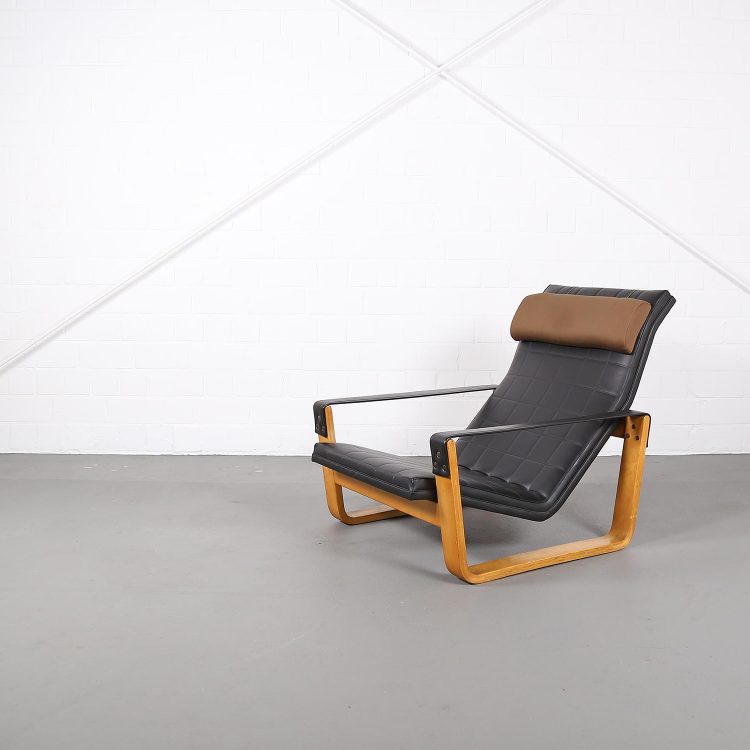 Ilmari Lappalainen Pulkka Asko Lounge Chair Wooden Edition