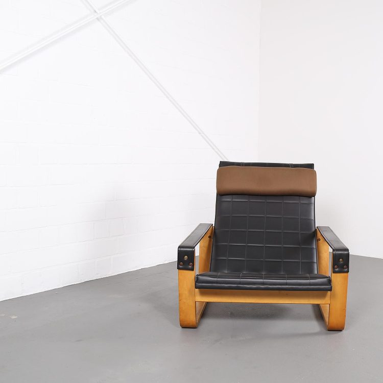 Ilmari Lappalainen Pulkka Asko Lounge Chair Wooden Edition