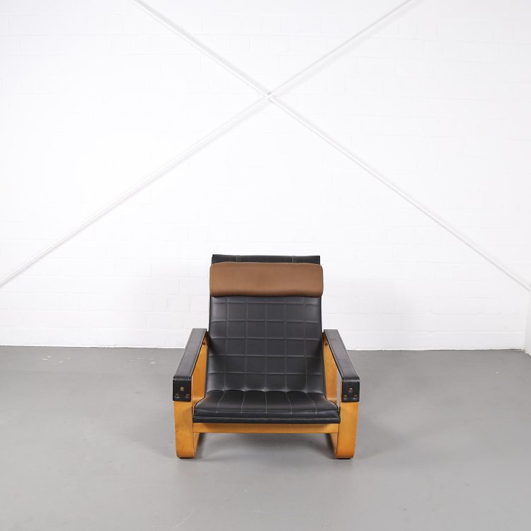 Ilmari Lappalainen Pulkka Asko Lounge Chair Wooden Edition