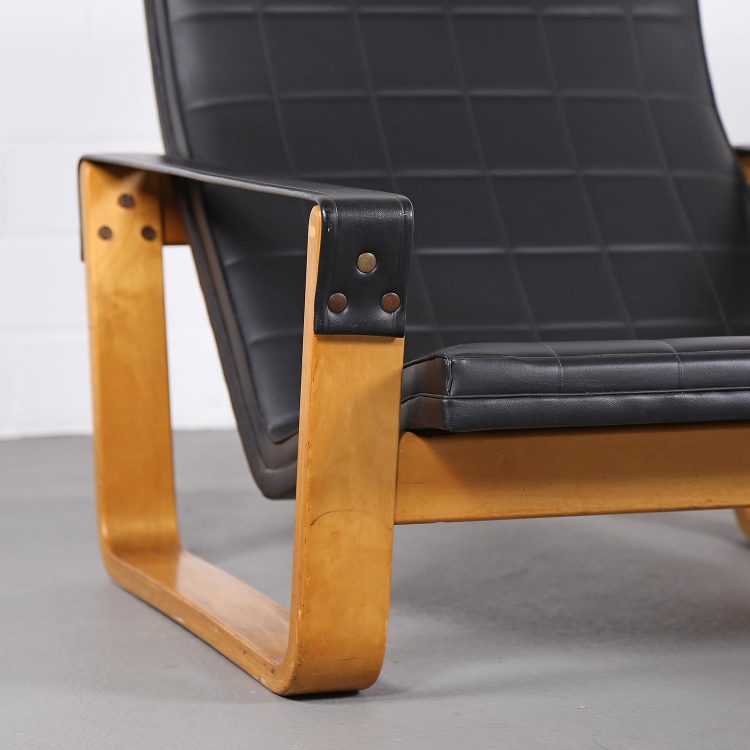 Ilmari Lappalainen Pulkka Asko Lounge Chair Wooden Edition