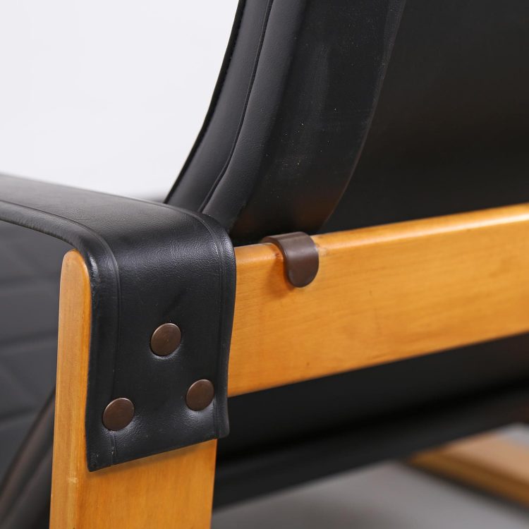 Ilmari Lappalainen Pulkka Asko Lounge Chair Wooden Edition