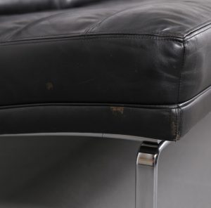 Kill International Horst Brüning Ledersofa selten Leather Sofa Couch auf Metallrahmen Vintage Designklassiker gebraucht kaufen