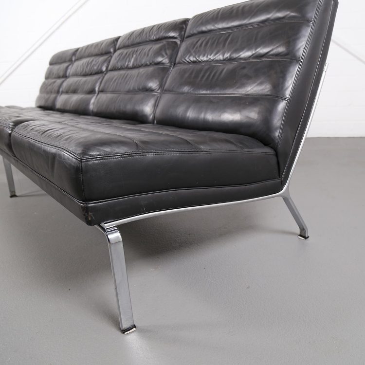4-Seater Leather Sofa Horst Brüning for Kill International