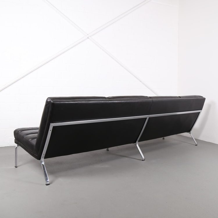 4-Seater Leather Sofa Horst Brüning for Kill International