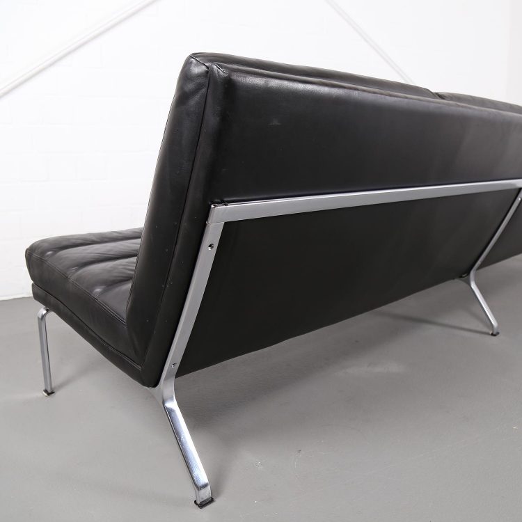 4-Seater Leather Sofa Horst Brüning for Kill International