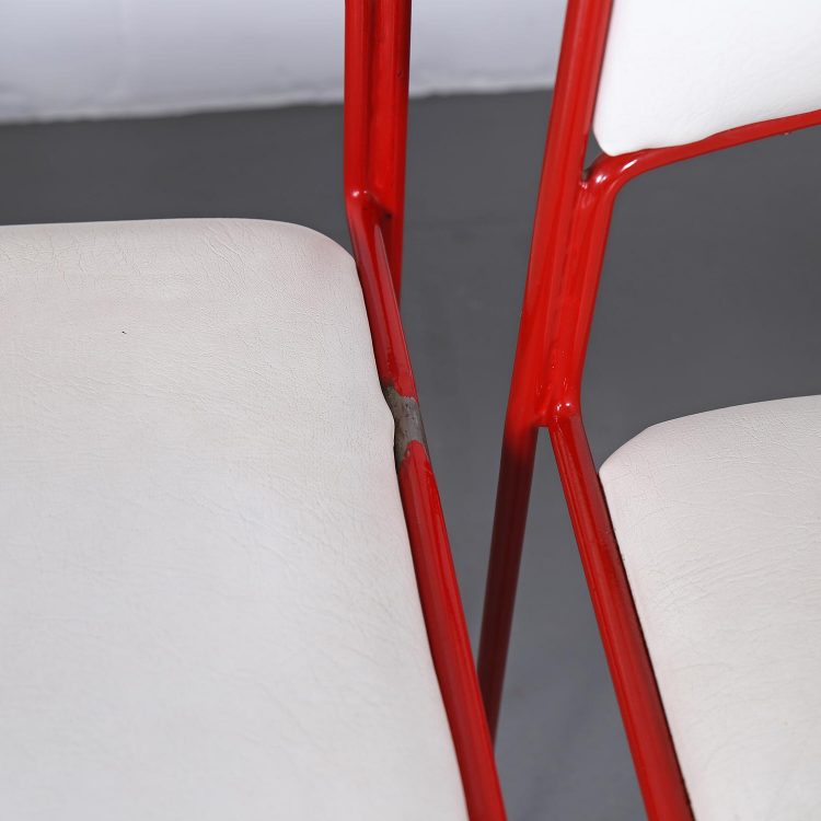 Rare Set of four Stacking Chairs Preben Fabricius/Jørgen Kastholm for Kill International