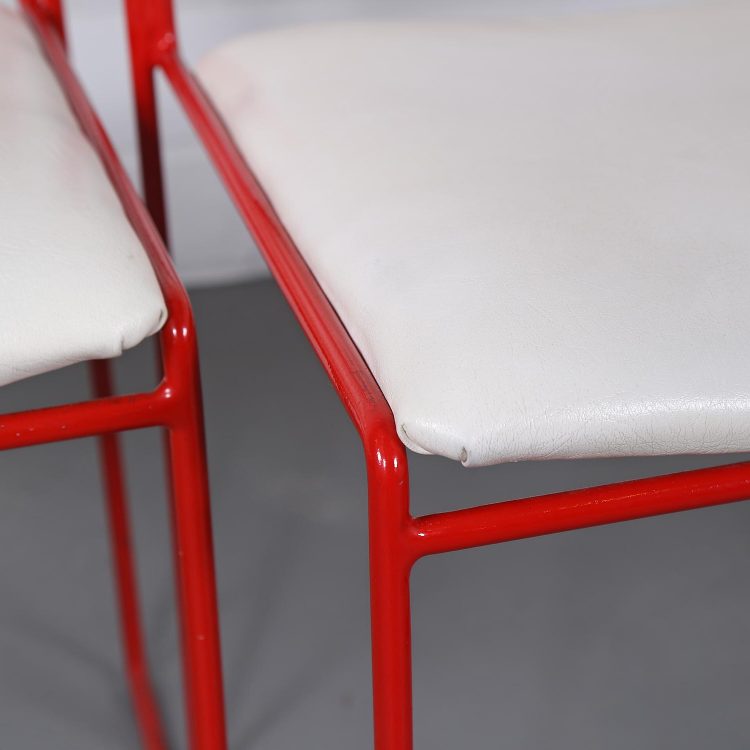 Rare Set of four Stacking Chairs Preben Fabricius/Jørgen Kastholm for Kill International