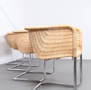 D43 Bauhaus Style Cantilever Chairs by Tecta Mart Stam Marcel Breuer Jprgen Kastholm Preben Fabricius