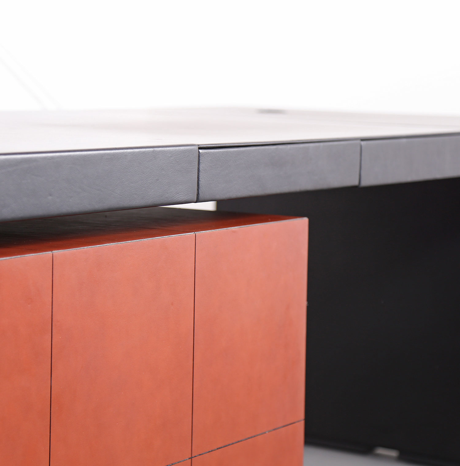 Leather Office Desk C.E.O. Cube Lella & Massimo Vignelli for Poltrona Frau - Image 19