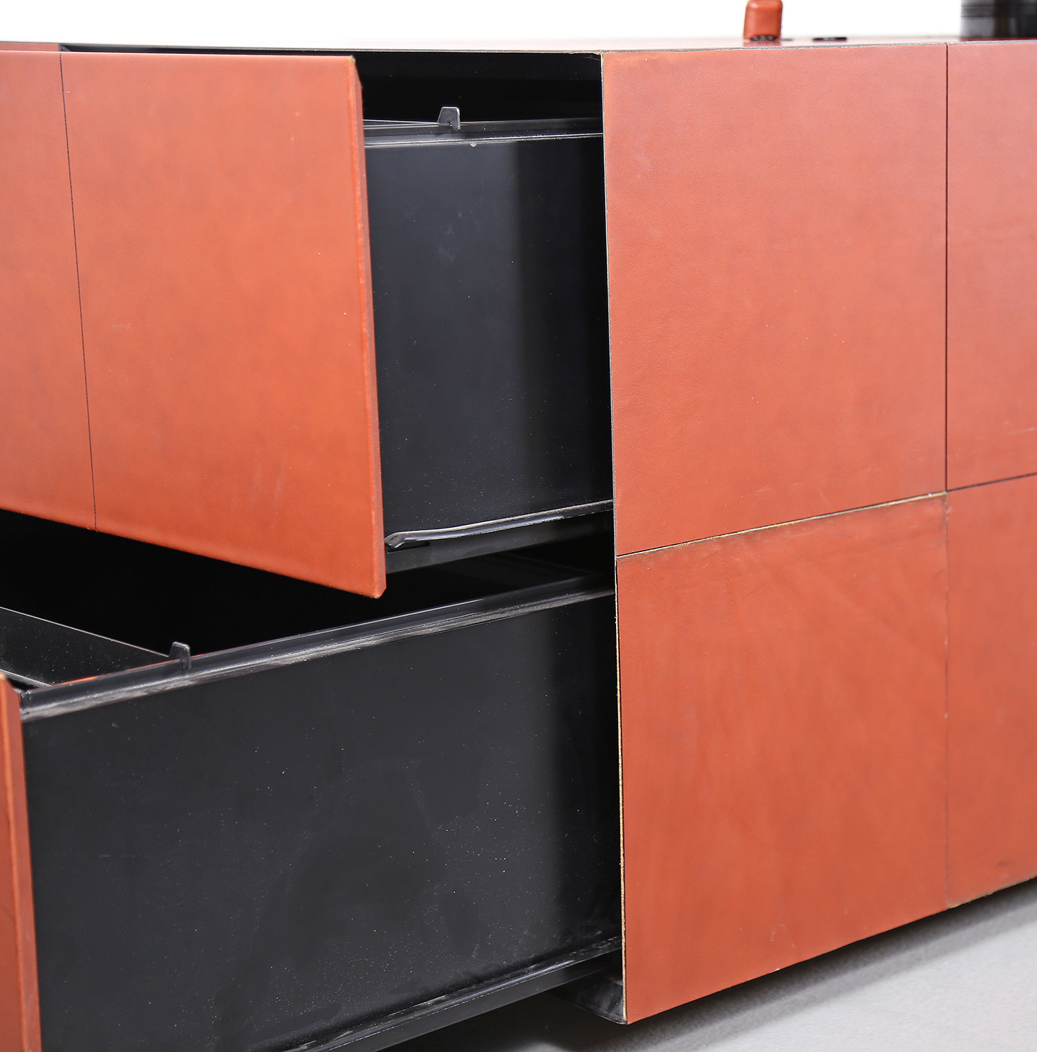 Leather Office Desk C.E.O. Cube Lella & Massimo Vignelli for Poltrona Frau - Image 23