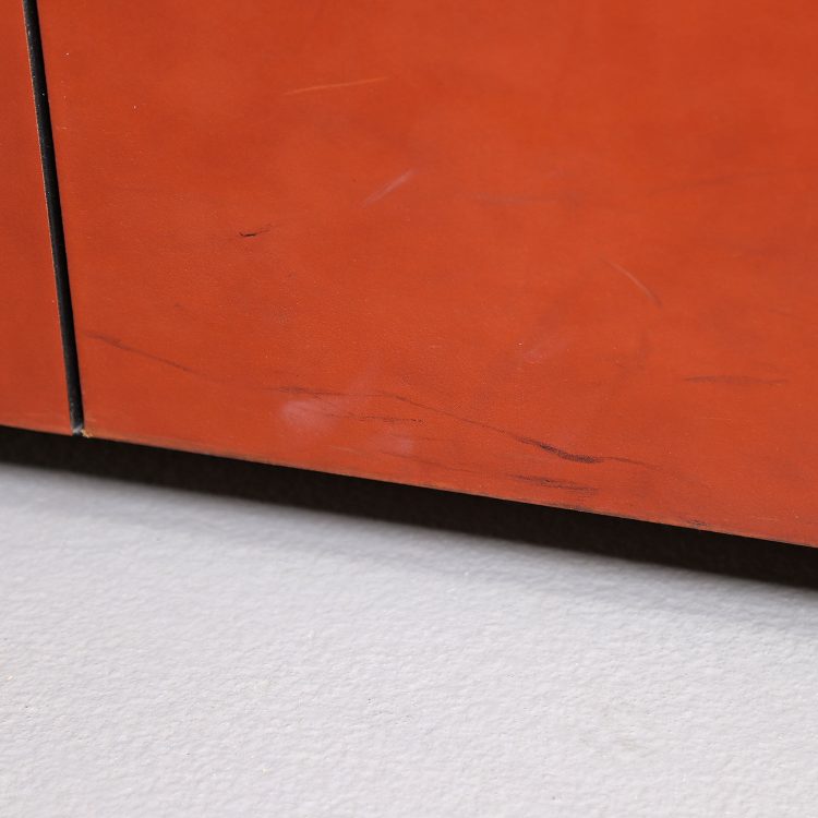 Leather Office Desk C.E.O. Cube Lella & Massimo Vignelli for Poltrona Frau