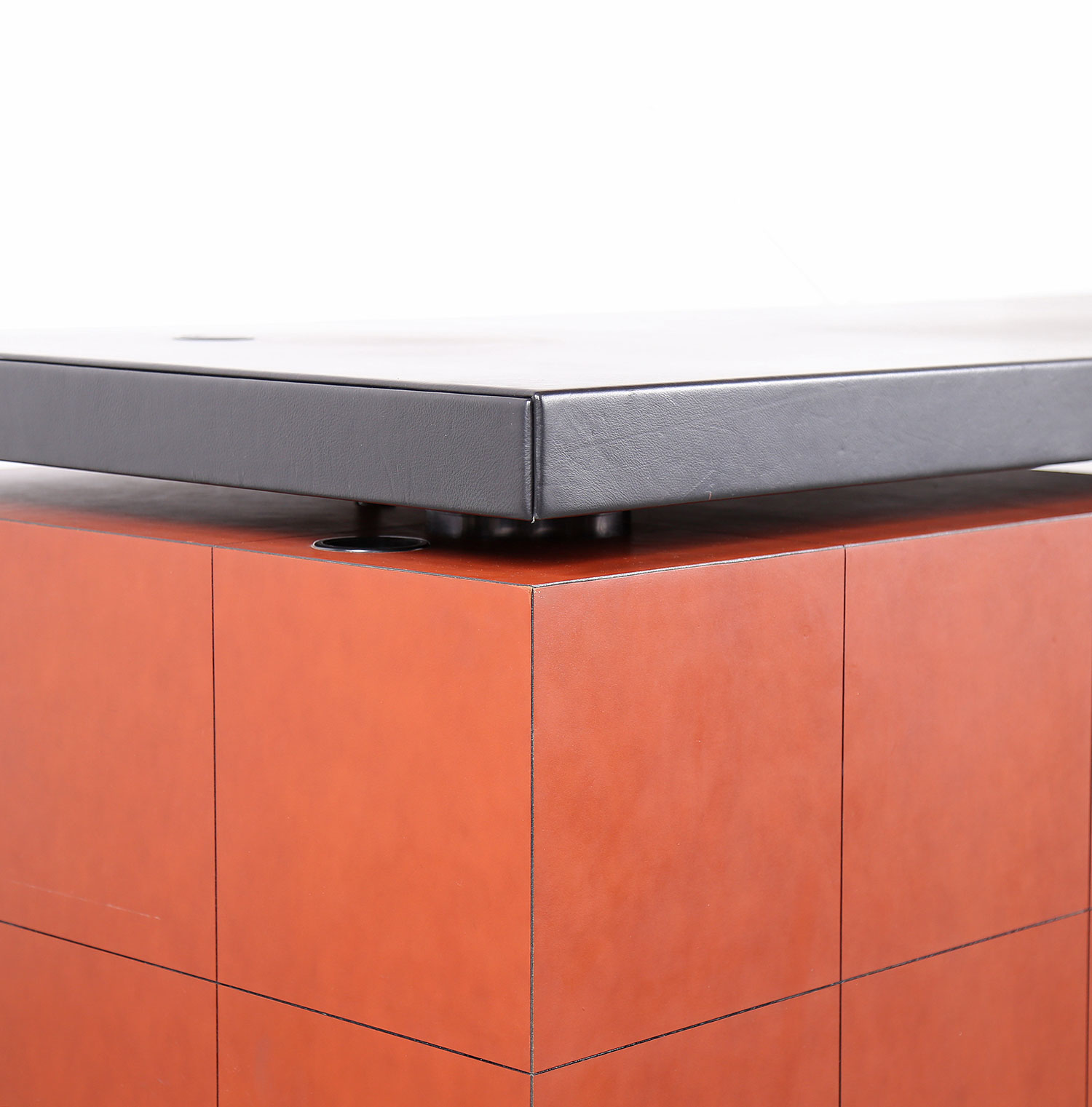 Leather Office Desk C.E.O. Cube Lella & Massimo Vignelli for Poltrona Frau - Image 33