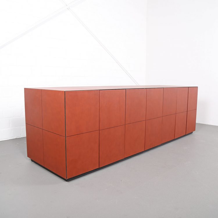 Leder-Sideboard Leather Credenza C.E.O. Cube Lella & Massimo Vignelli for Poltrona Frau