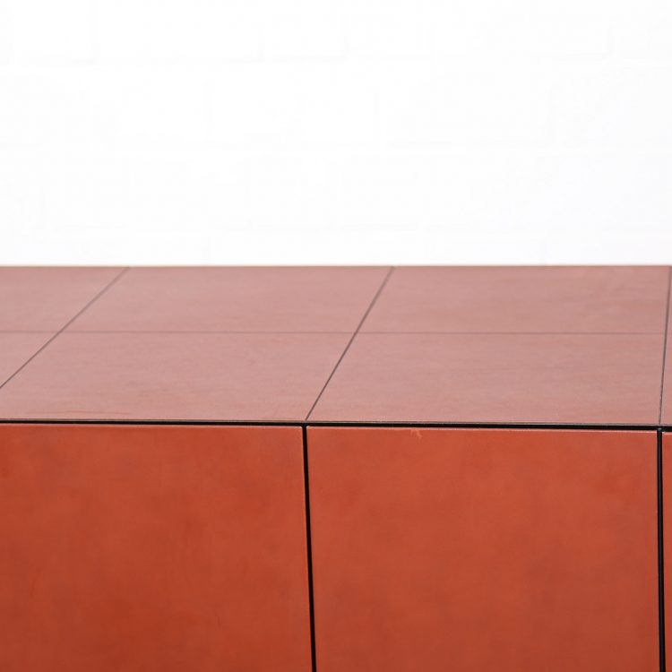 Leder-Sideboard Leather Credenza C.E.O. Cube Lella & Massimo Vignelli for Poltrona Frau
