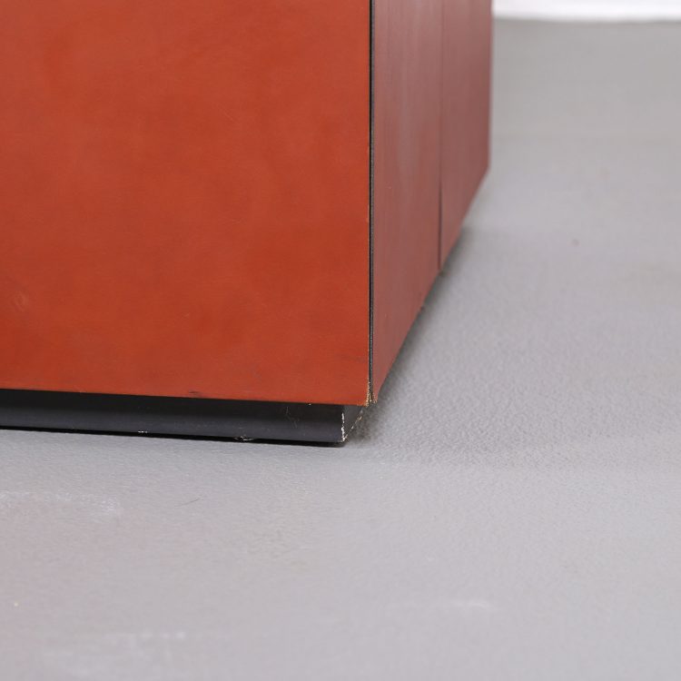 Leder-Sideboard Leather Credenza C.E.O. Cube Lella & Massimo Vignelli for Poltrona Frau