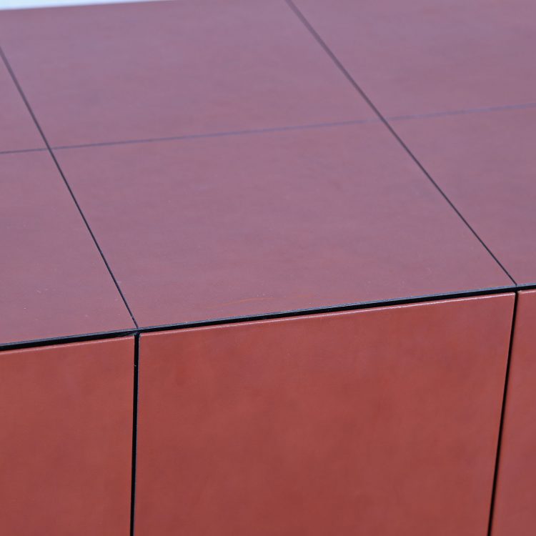 Leder-Sideboard Leather Credenza C.E.O. Cube Lella & Massimo Vignelli for Poltrona Frau