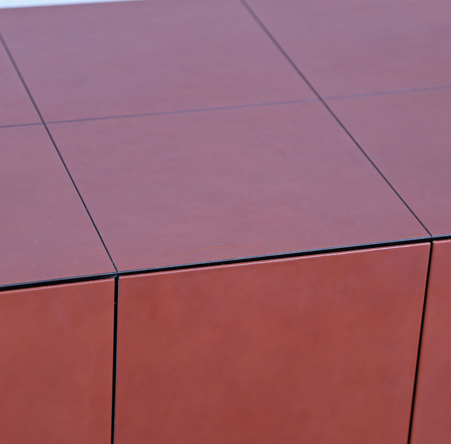 lella und massimo vignelli leder-sideboard leather credenza ceo poltrona frau made in italy