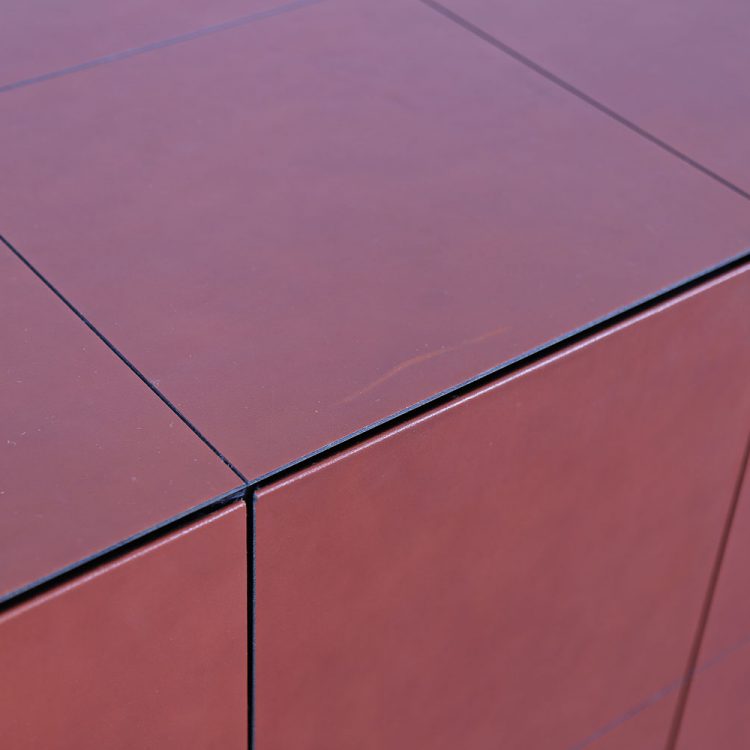 Leder-Sideboard Leather Credenza C.E.O. Cube Lella & Massimo Vignelli for Poltrona Frau