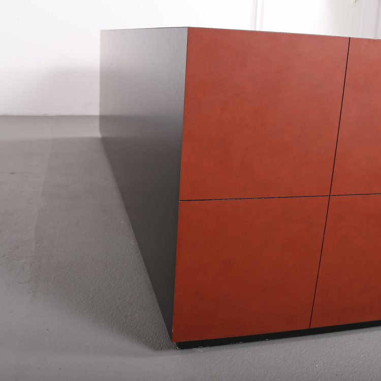 Leder-Sideboard Leather Credenza C.E.O. Cube Lella & Massimo Vignelli for Poltrona Frau