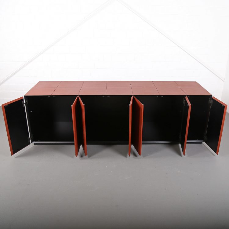 Leder-Sideboard Leather Credenza C.E.O. Cube Lella & Massimo Vignelli for Poltrona Frau