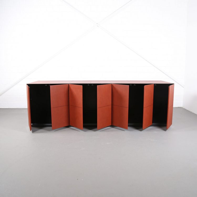 Leder-Sideboard Leather Credenza C.E.O. Cube Lella & Massimo Vignelli for Poltrona Frau