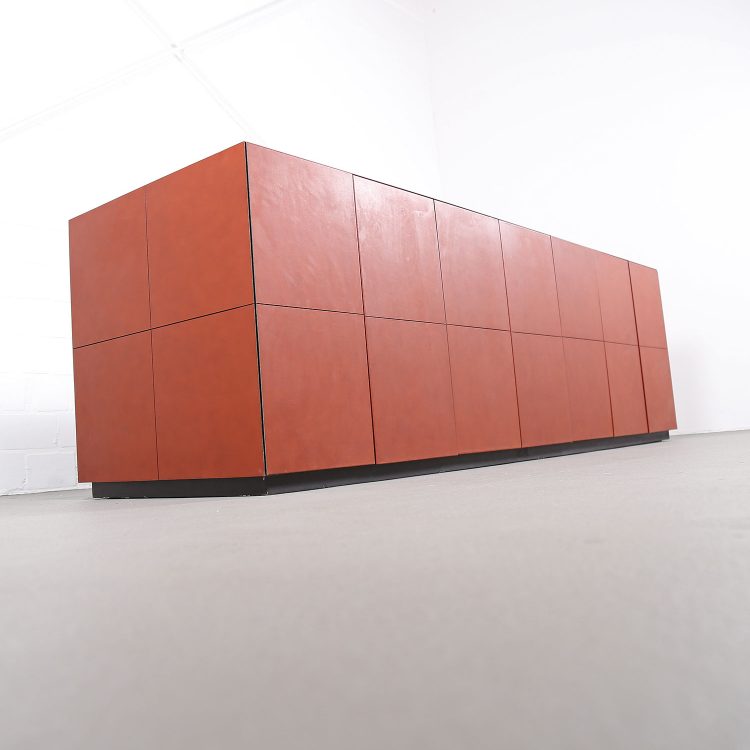 Leder-Sideboard Leather Credenza C.E.O. Cube Lella & Massimo Vignelli for Poltrona Frau