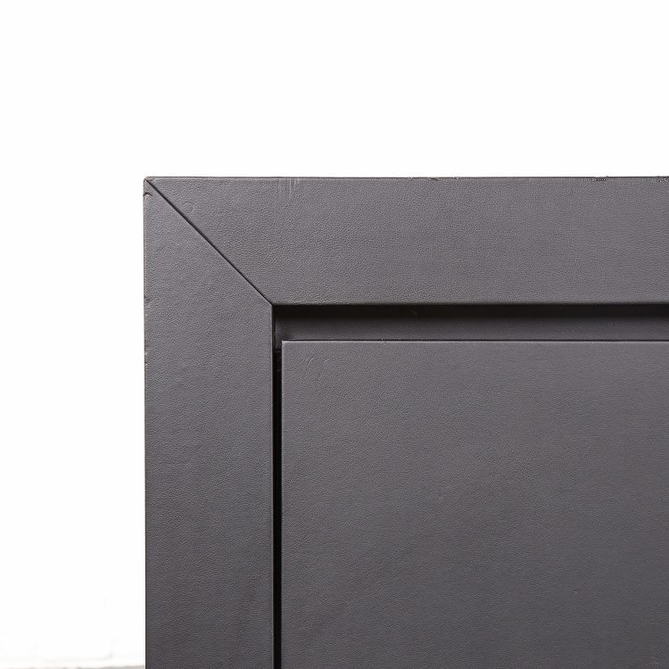 Leder-Sideboard Leather Credenza black C.E.O. Cube Lella & Massimo Vignelli for Poltrona Frau