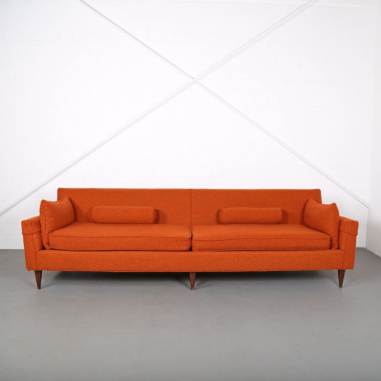Edward Wormley Style Sofa Couch MCM mid century modern sofa kroehler milo baughman dunbar Classic Design