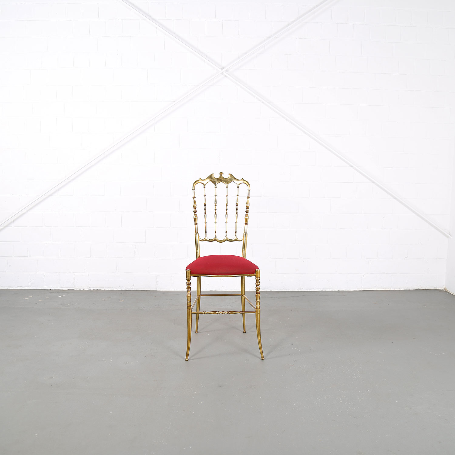 Chiavari Chair 60s brass Italy