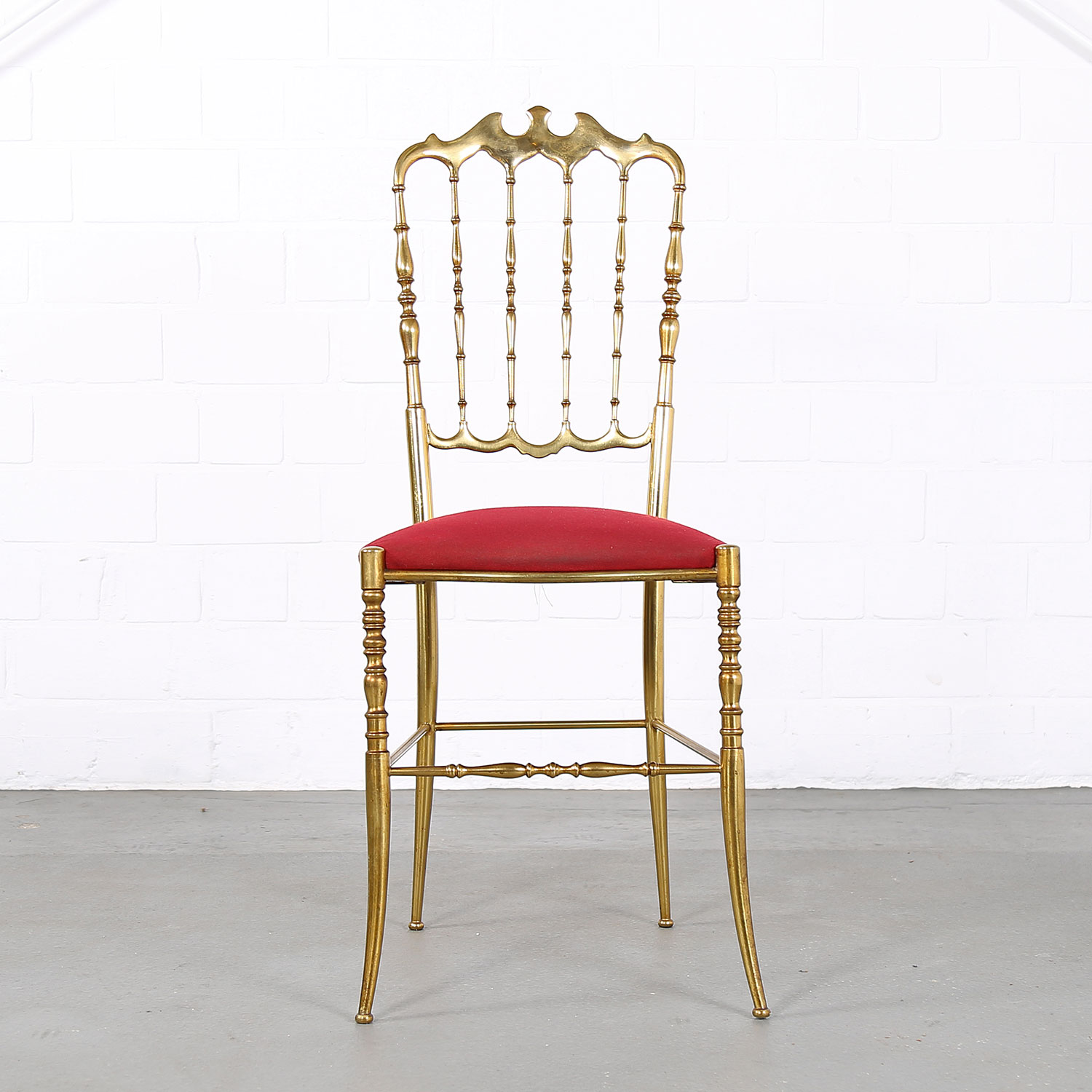 Chiavari Chair 60s brass Italy