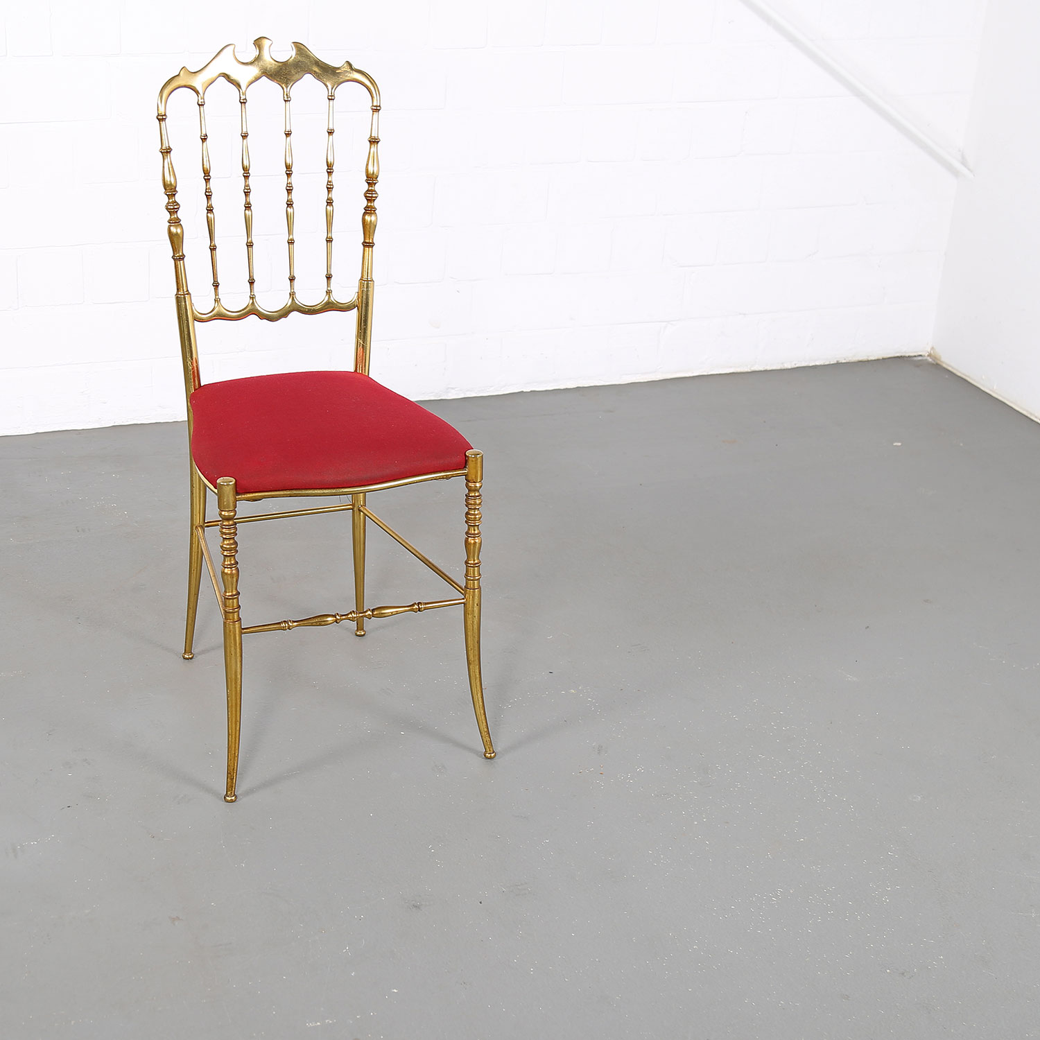 Chiavari Chair 60s brass Italy