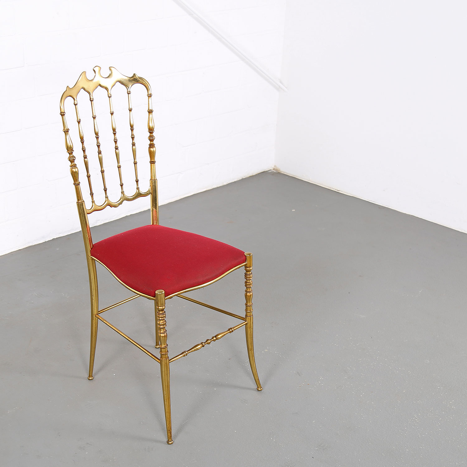 Chiavari Chair 60s brass Italy