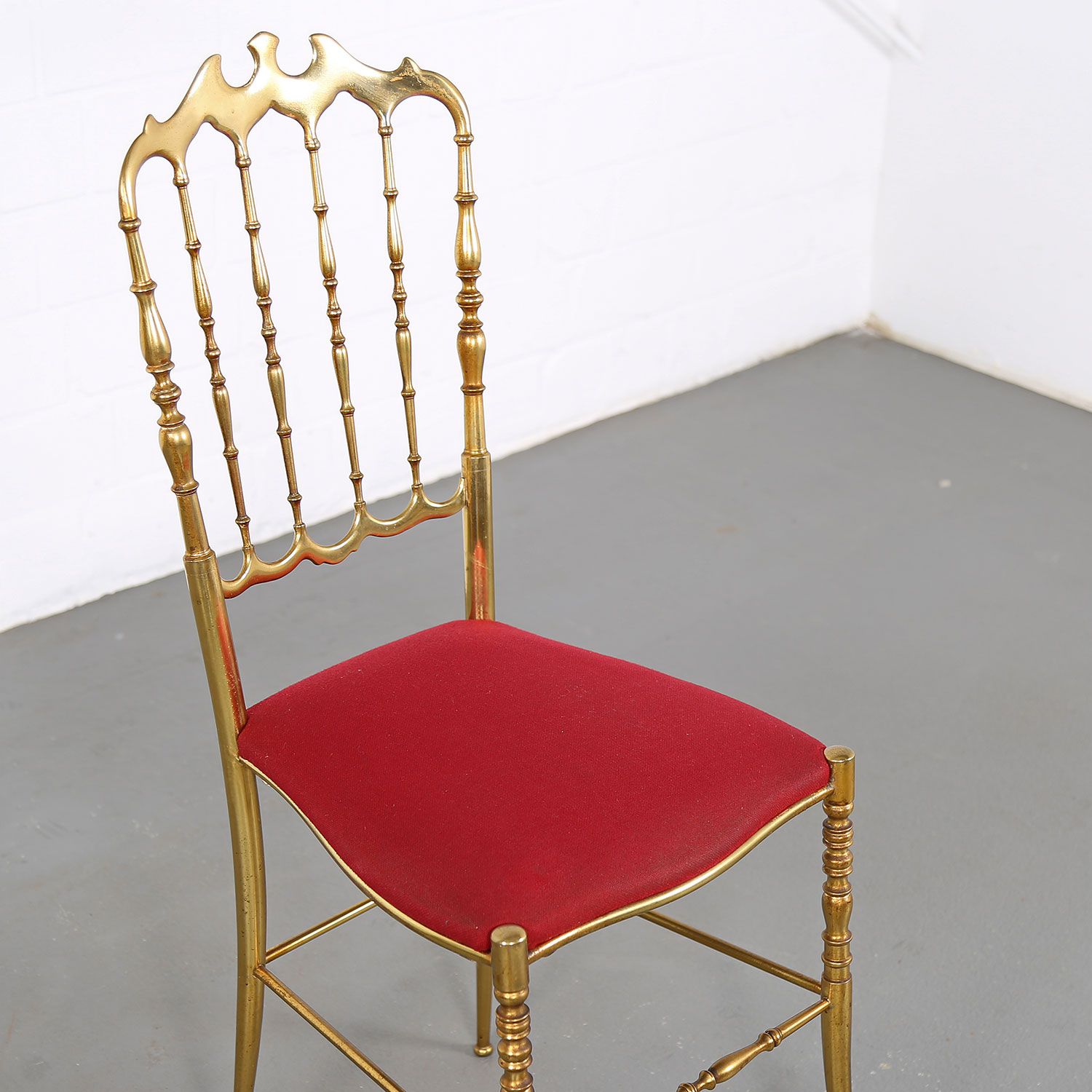 Chiavari Chair 60s brass Italy
