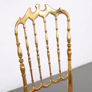 Chiavari Chair 60s brass Italy