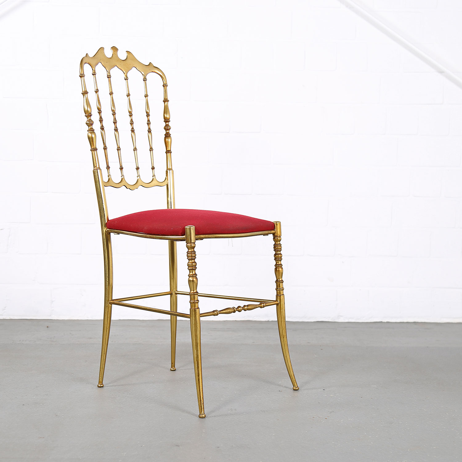 Chiavari Chair 60s brass Italy